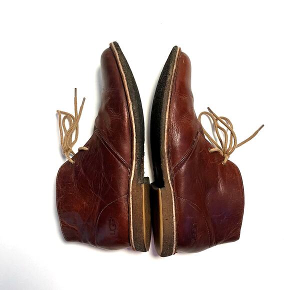 UGG Chukka Boot Size 11.5 Leighton Brown Leather Laceup main image 10